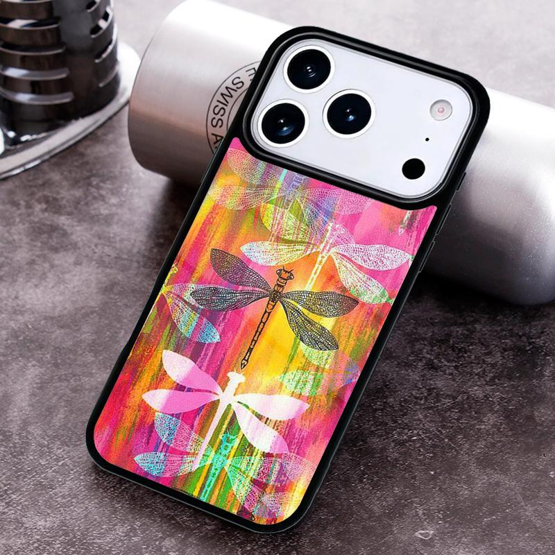 

Dragonfly Phone Case For iPhone 17 16 15 14 13 12 11 Pro Max Plus 17Air Soft Silicone Cover iPhone17 Pro