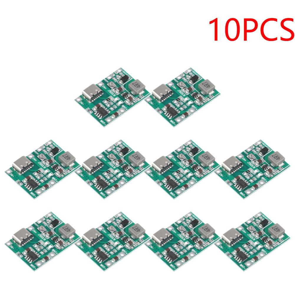 1-10PCS DC-DC Boost Module Type-C TP4056 Charger Discharge Power Board DC4.3-27V Charging Step Up Boost Module DIY Kit Parts