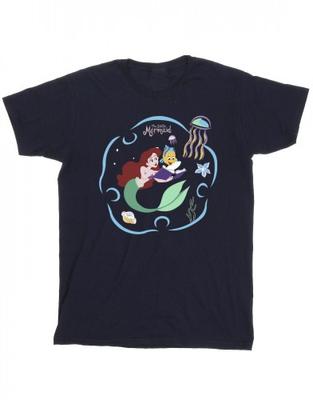 Mens The Little Mermaid Reading A Book T-Shirt