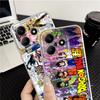 Fodral för Xiaomi Redmi Note 14 Pro Plus 13C 9 10 12S Note 13 10S 14C 11 A4 11S 12 Mjukt telefonfodral Tecknad Drakenboll Anime