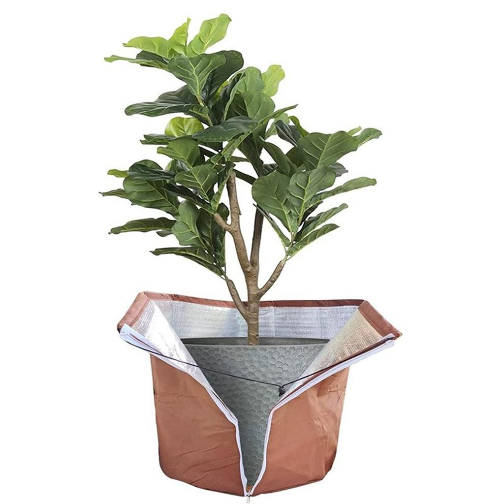 Plant Winter Pot, Plant Frost Covers, Plant Covers for Winter , Garden Plant Insulation Cover with Drawstring
