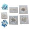 Soap Molds Candle Mould Epoxy Resin Moulds Crafts Moulds Flower Shaped Silicone Material Gift for DIY Hand-Making Lover