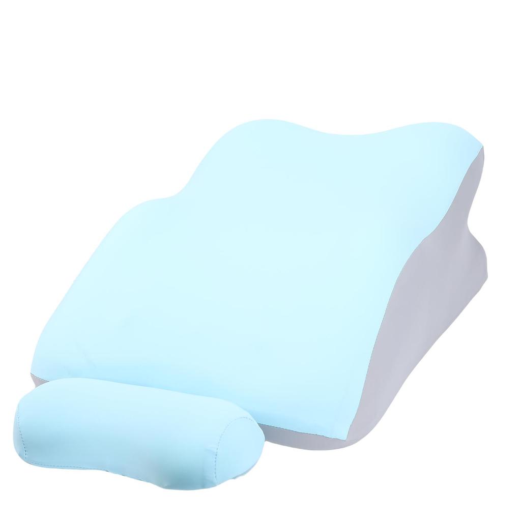 Reading Prone Pillow Lower Back Abdomen Support Sitting Up Prone Pillow for Pregnancy Blue