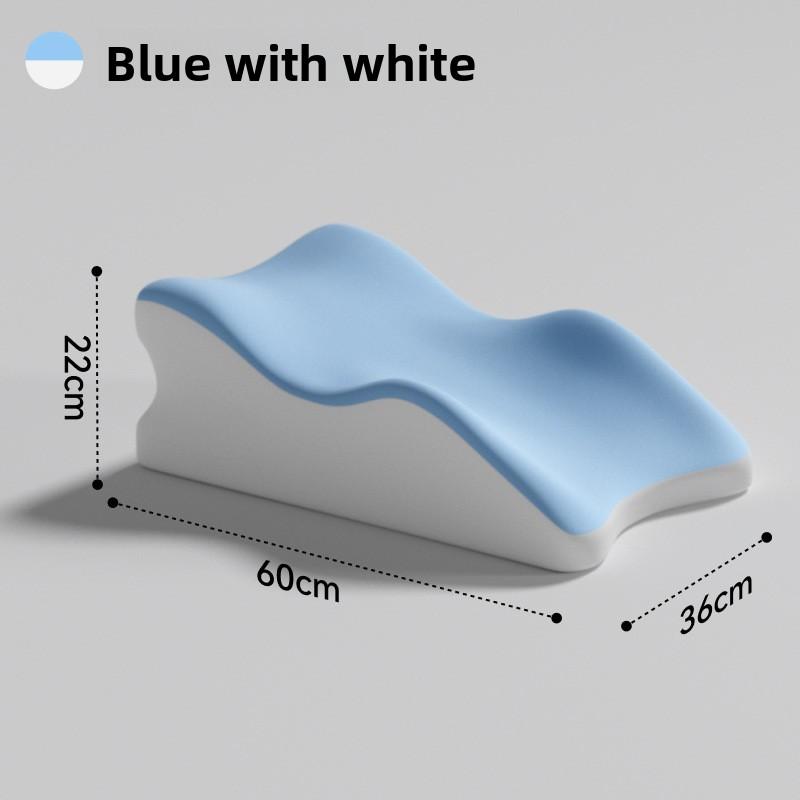 HOT Selling Multifunctional Bed Sleeping Pillow Sleeping Pad Ice Silk Summer Breathable Non-stuffy Sleeping Pillow 1PCS синий 4259₽