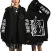 Jujutsu Kaisen Mikiny na zip Gojo Satoru Gotické bundy na zip Japonské anime Y2k Mikiny Yuji Itadori Harajuku Streetwear