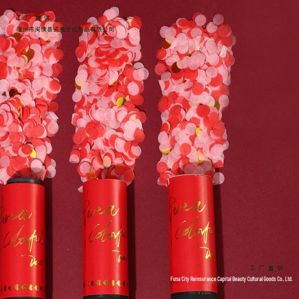 Mini Wedding Confetti Cannon for Petal Rain Bridal Photoshoots