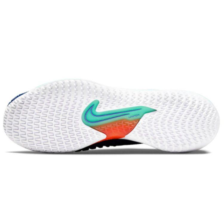 NikeCourt React Vapor NXT Deep Royal Blue Men Sneakers Dynamic-Turquoise Magma-Orange White CV0724-414