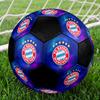 Balón de Fútbol FC Bayern München Colorido Para Todas las Edades Cosido a Máquina PVC Listo para Competición Duradero Alto Rebote. TAMAÑO5