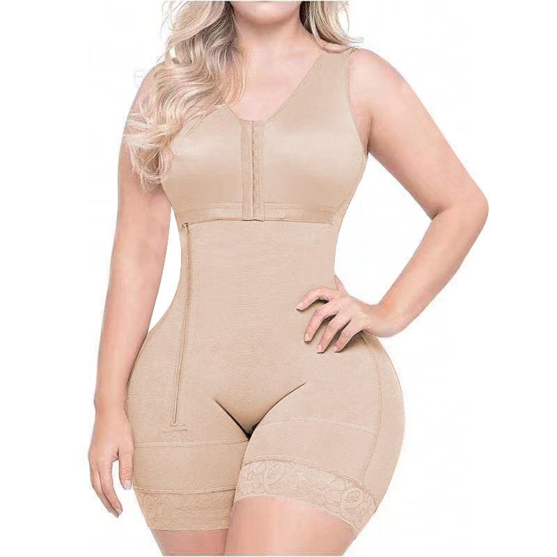 Side Zipper Full Body Colombian Style Women Slimming Shapewear