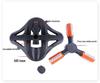 Multi-Function Plastic Three-Arm Garden Sprinkler, Water-Powered Automatic Rotation