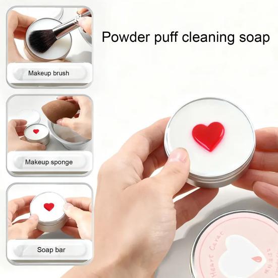 Makeup Brush Cleaner Soap Cleaning Mat Multi-purpose Makeup Sponge Portable Travel with Silicone Cosmetic Scrubber Cleaning