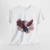Patriotic Eagle Tee - Unisex Cotton T-Shirt, July 4th Shirt, Flag Graphic T-shit