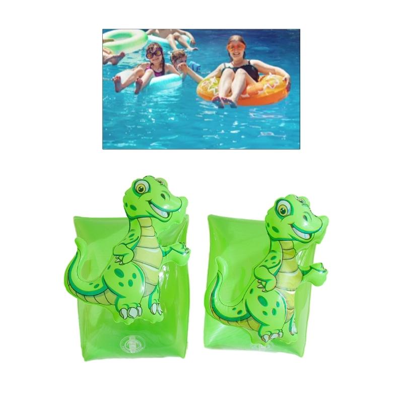 1 Pair Arm Floaties Arm Rings Swimming Inflatable Armbands Swim Float Arm Bands