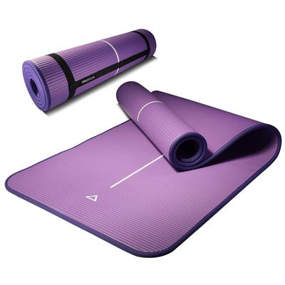 PROIRON 10mm Yoga Stretching Pilates und Training 10mm NBR mit Tragegurt 1830 x 660 x Ultra-Bequeme Matte, Matte, Matte, Matte, Hohe Dichte