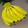 Artificial Bananas Bunch Lifelike Banana Cluster Decoration Simulation Fruit Model Photography Props Home Kitchen Fruit