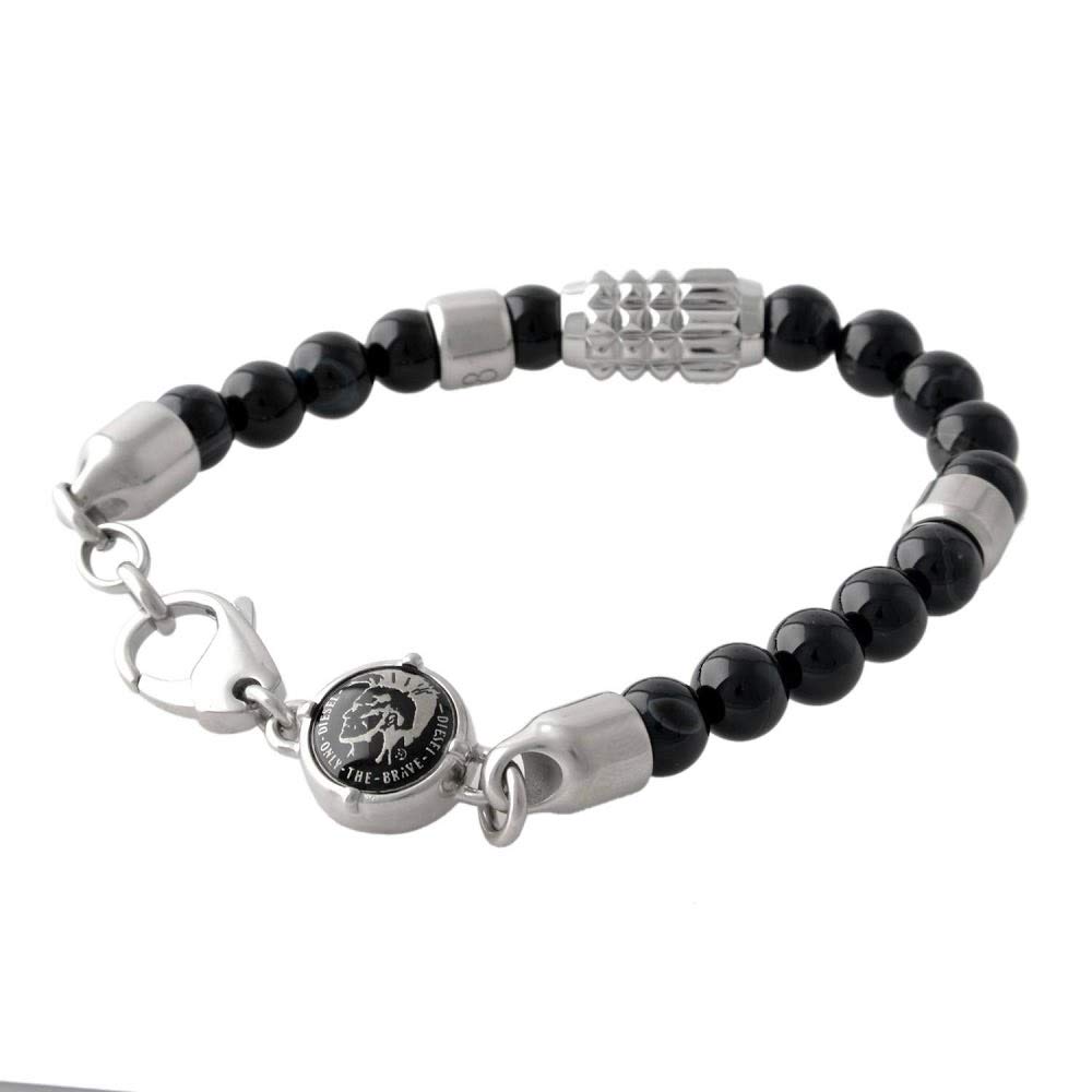 DIESEL DX0847040 Men's Brave Man Mohawk Beaded Bracelet [abde00147m] [Parallel Import]