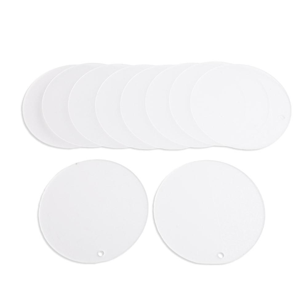 Acrylic Acrylic Round Plate Bauble Blank Clear DIY