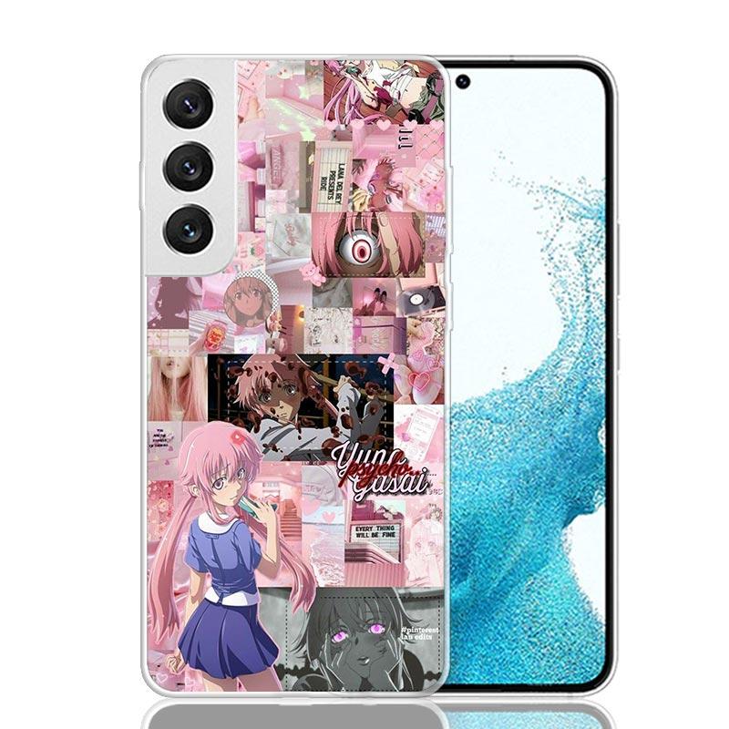 Mirai Nikki Gasai Yuno Anime Phone Case For Samsung Galaxy S25 S24 S23 S22 S21 FE S20 Ultra S10 Plus Art Customized Coque Capa S