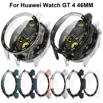 Cu carcasa de protectie de ecran la scara carcasa pentru ceasul inteligent Huawei Watch GT 4 46MM