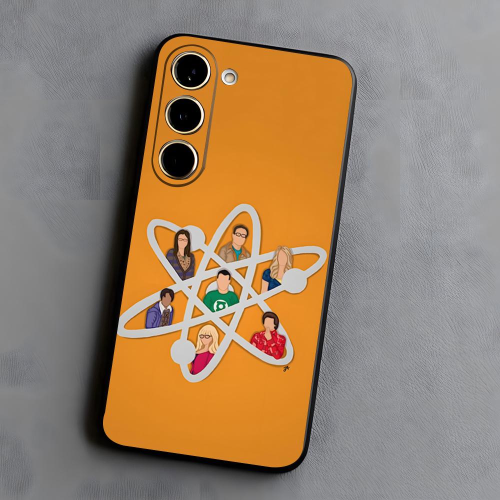 America TV The Big B-Bang Theory Phone Case For Samsung S25 S24 FE S23 S22 S21 Plus S20 Ultra Note20Ultra Black Soft Shell