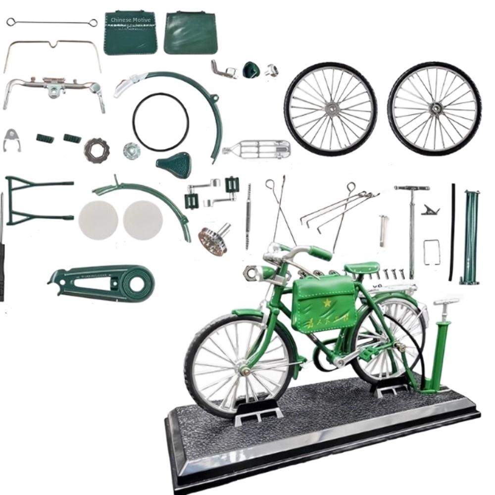 1:10 Scale Simulation Bike Model Kit Retro Mini 28 Big Bar Bicycle  For Exhibits