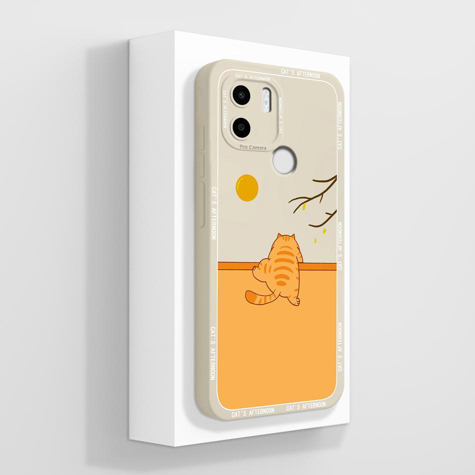 For Xiaomi Redmi A1 Plus Phone Case Fantasy Full Protection Soft Liquid Silicone Anti Drop Back Cover For RedmiA1 A 1 A1+ Funda