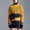 Moncler FW22 Color Block Striped Print Crew Neck Sweater Women Sweater Yellow H20939C00003M1115110