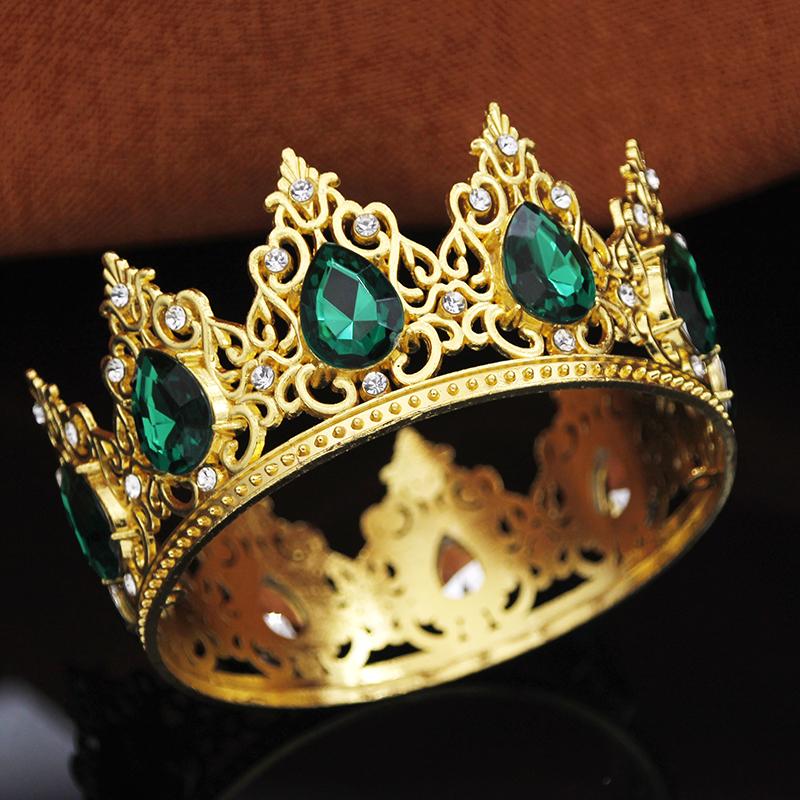 Luxury Water Drop Small Tiaras and Crowns for Girls Party Prom Cake Topper Crown Diadem Little Tiara Jewelry Flowers Ornaments