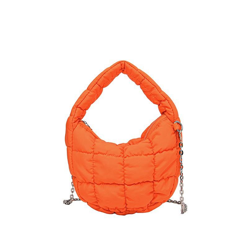 

Quilted Cloud Bag Trend Chain Plaid Women s Portable One-shoulder Cross-body Fashionable Simple Casual one size