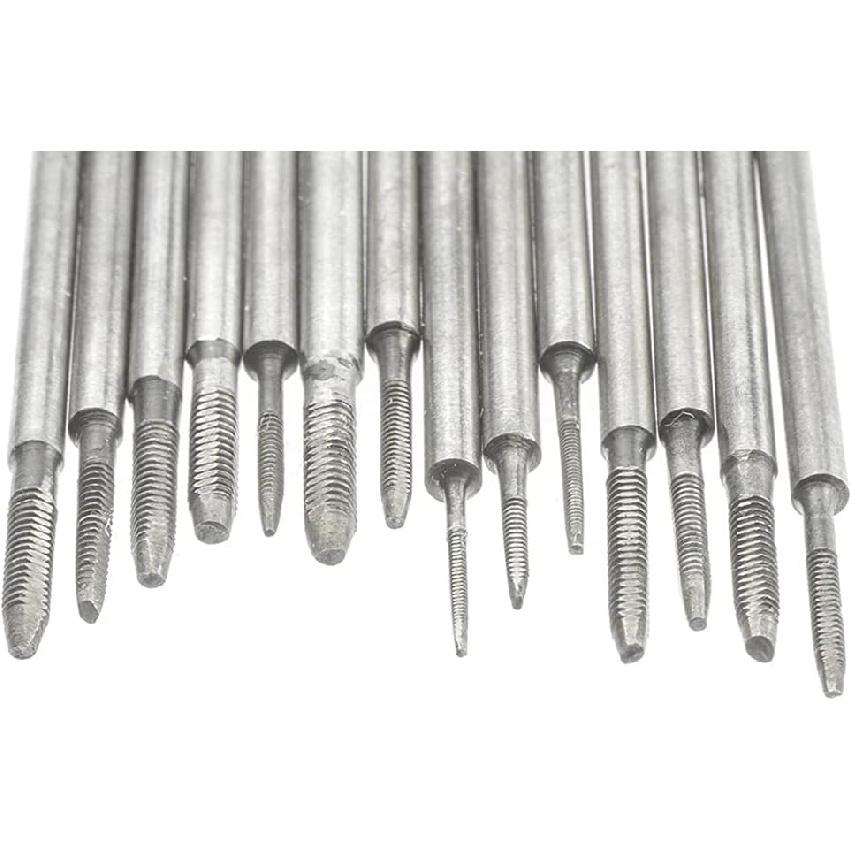 Micro Tap & Die Set With Screw Plate & 14 Taps Alloy Steel Screwplate For W/ 0.7mm 2mm Range Fitting For Rep Tap & Die Set