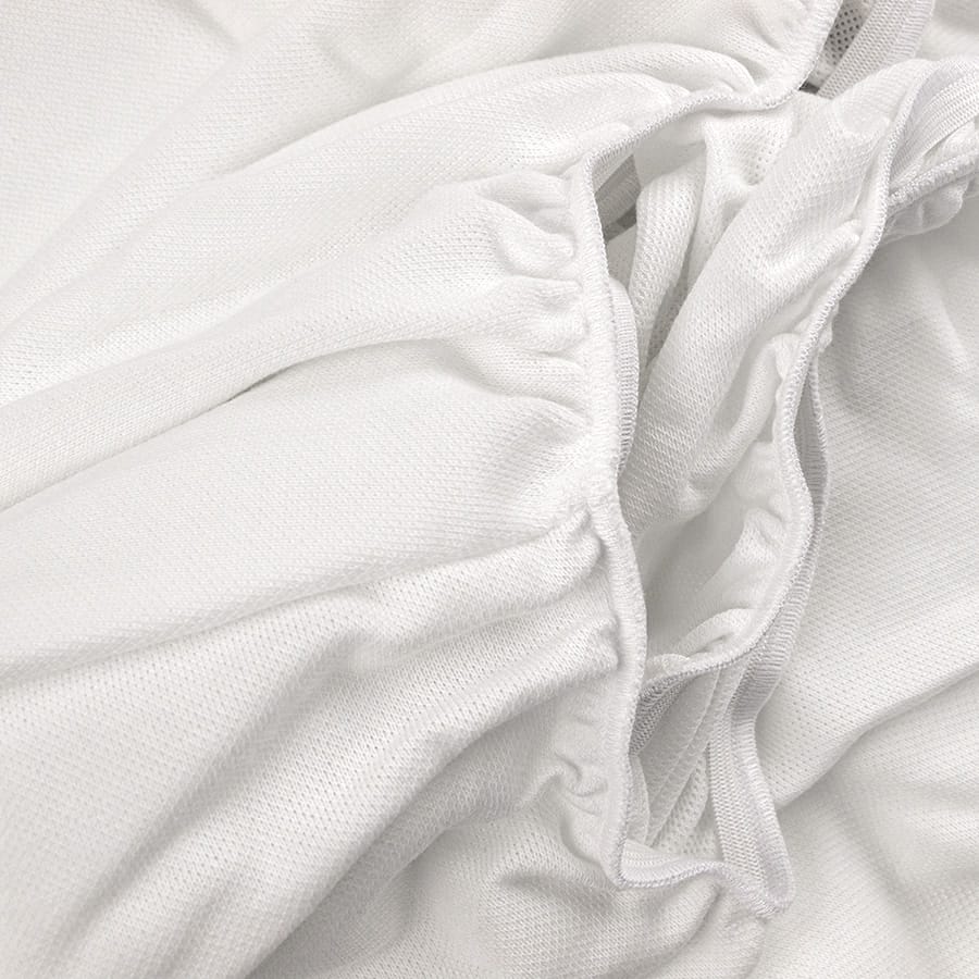 FITTED SHEET 80X200 WHITE