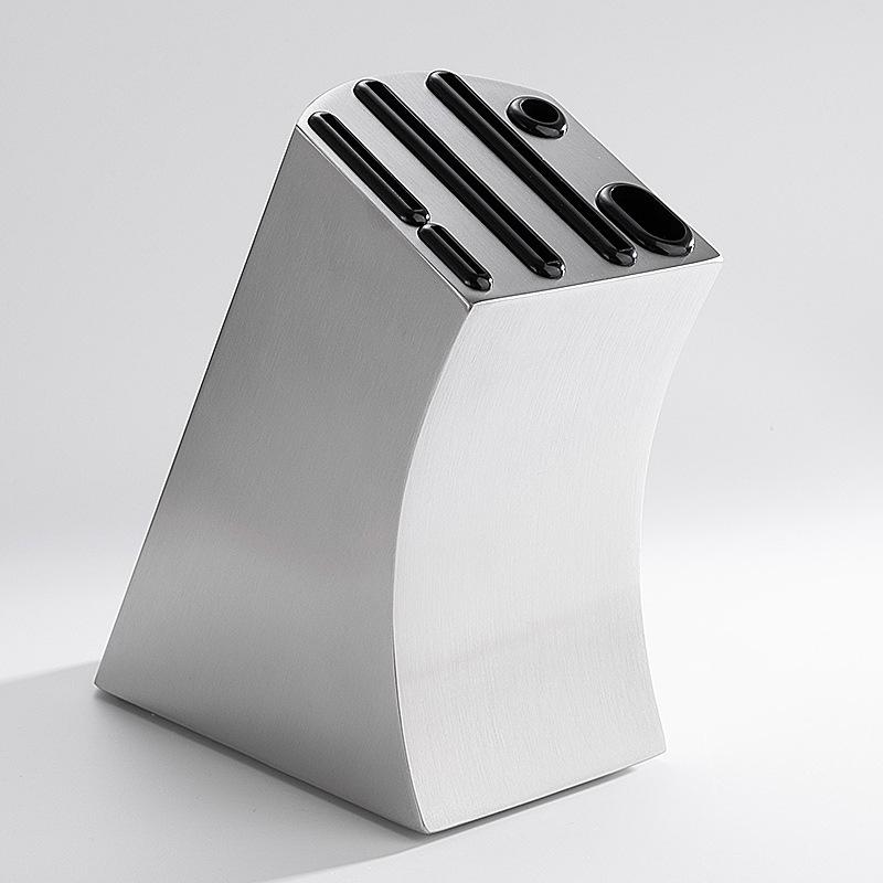 Thicken Stainless Steel Knife Holder Metal Chef Kitchen Knife Stand Multifunction Slicing Cleaver Storage Rack Organizer Tools