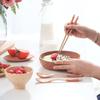 Multiple Sizes Eating Utensil Smooth Natural Beech Wood Salad Bowl Round Kitchen Tableware Household Fruit Bowl for Food Noodle