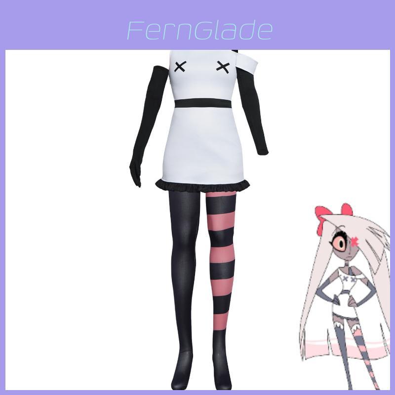 Vaggie Hell's Hotel Cosplay Costume For Women Soft Nini Fabric Evil Boss Vaggie