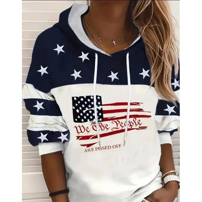Women's autumn and winter trend casual sweatshirt new hooded