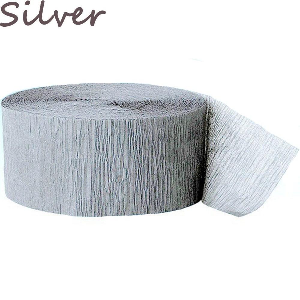 Handmade Children Birthday Party Decoration Crinkled Papers Crepe Paper Streamer Roll Craft