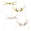Buitenaardse Vloeibare Gezichtsmasker Mechanisch Gezichtsaccessoire Modieuze Sieraden Halloween Maskeradefeest Accessoires voor Vrouwen