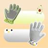 Two-sided Cat Petting Gloves Remove Floating Hair Dog Hair Remover Silicone Massage Comb  Grooming