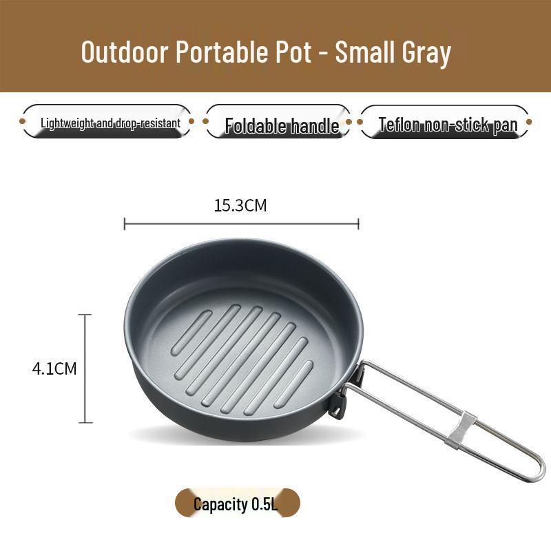 3-Piece Lightweight Outdoor Camping Cookware Set