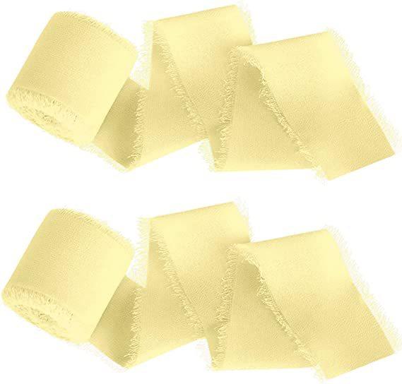 4CMx5M Hand-Torn Frayed Edge Cotton Linen Ribbon For Wedding Invitation Bouquets Wrapping Xmas Valentine'S Day Gifts Decorations