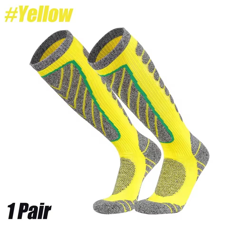 1Pair Ski Socks Wool Thermal Knee High Winter Snowboard Sport Socks Men Women, Hunting