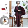 Warm Velvet Cotton Suit for Mom and Grandma: Autumn/Winter Three-Piece Set for Mature Women