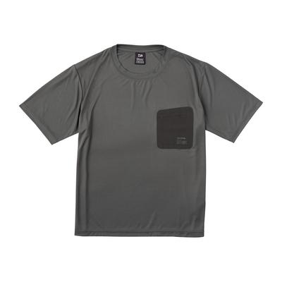 High Stretch Pocket Charcoal [DAIWA] T-shirt DE-5624