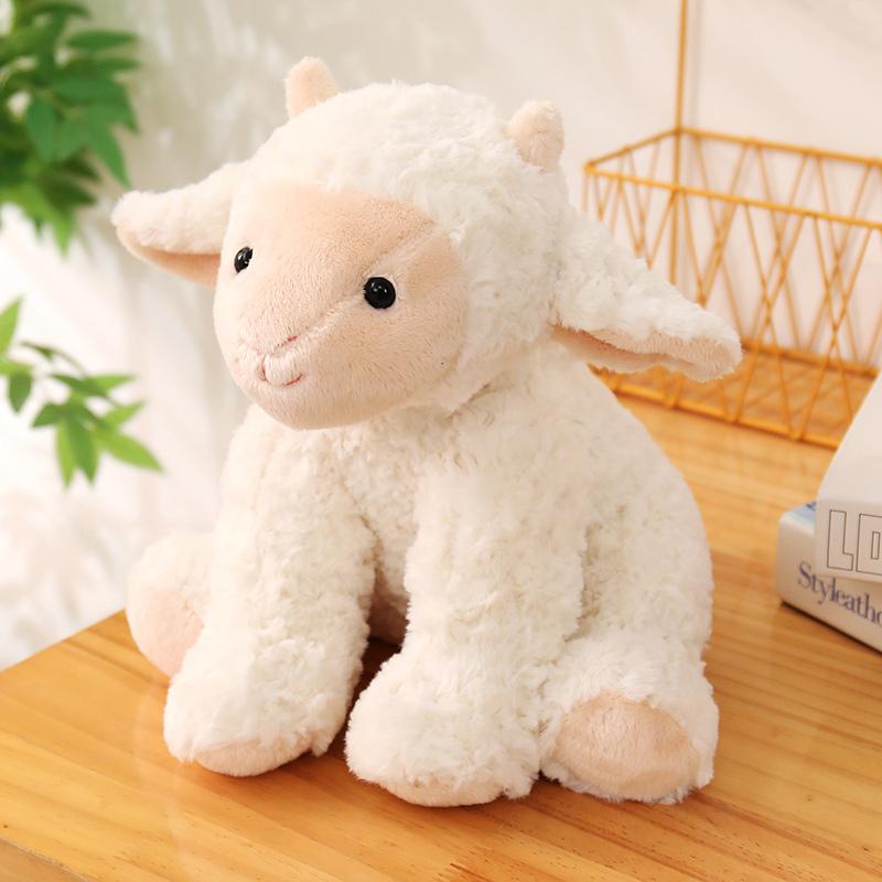 Wavy Fur Forest Animals Doll Soft and Adorable Plush Pig Monkey Fox Sheep Pillow Toy Elephant Reindeer Kawaii Super Soft Gift