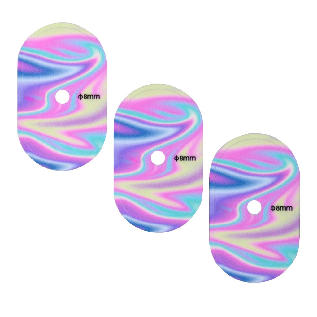 3Pcs Universal Bike Valve Pad Stickers Bicycle Tire Valve Sticker Valve Decal Protector Covers Mountain Bike Accessories