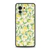 Handyhülle für Xiaomi Mi 15 14 13 12 11 Lite 14T 13T 12T 11T Pro Poco X6 X5 X3 Pro F6 F5 F4 Frucht Zitrone Schwarze Hülle