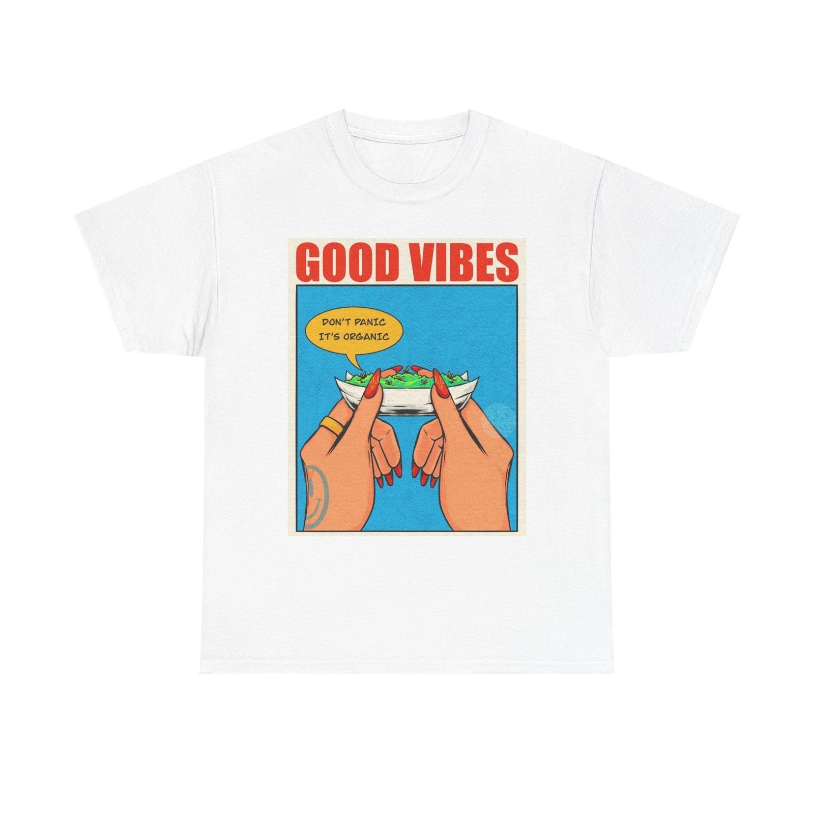 Men s and Women s T-shirts Don t Panic Its Organic Graphic XXXXL