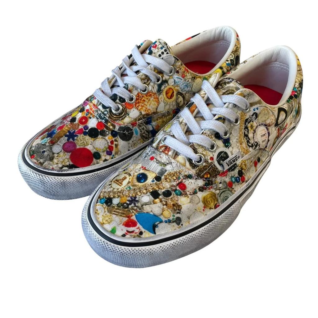 VN00110ANTR Supreme A Mike Kelley A Vans Era "White" (26SS Week8)