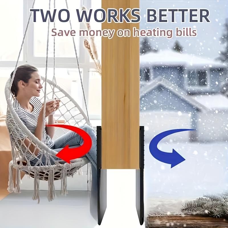 Self-adhesive door bottom sealing tape - noise reduction, wind resistance, insect and dust prevention, rat blocker