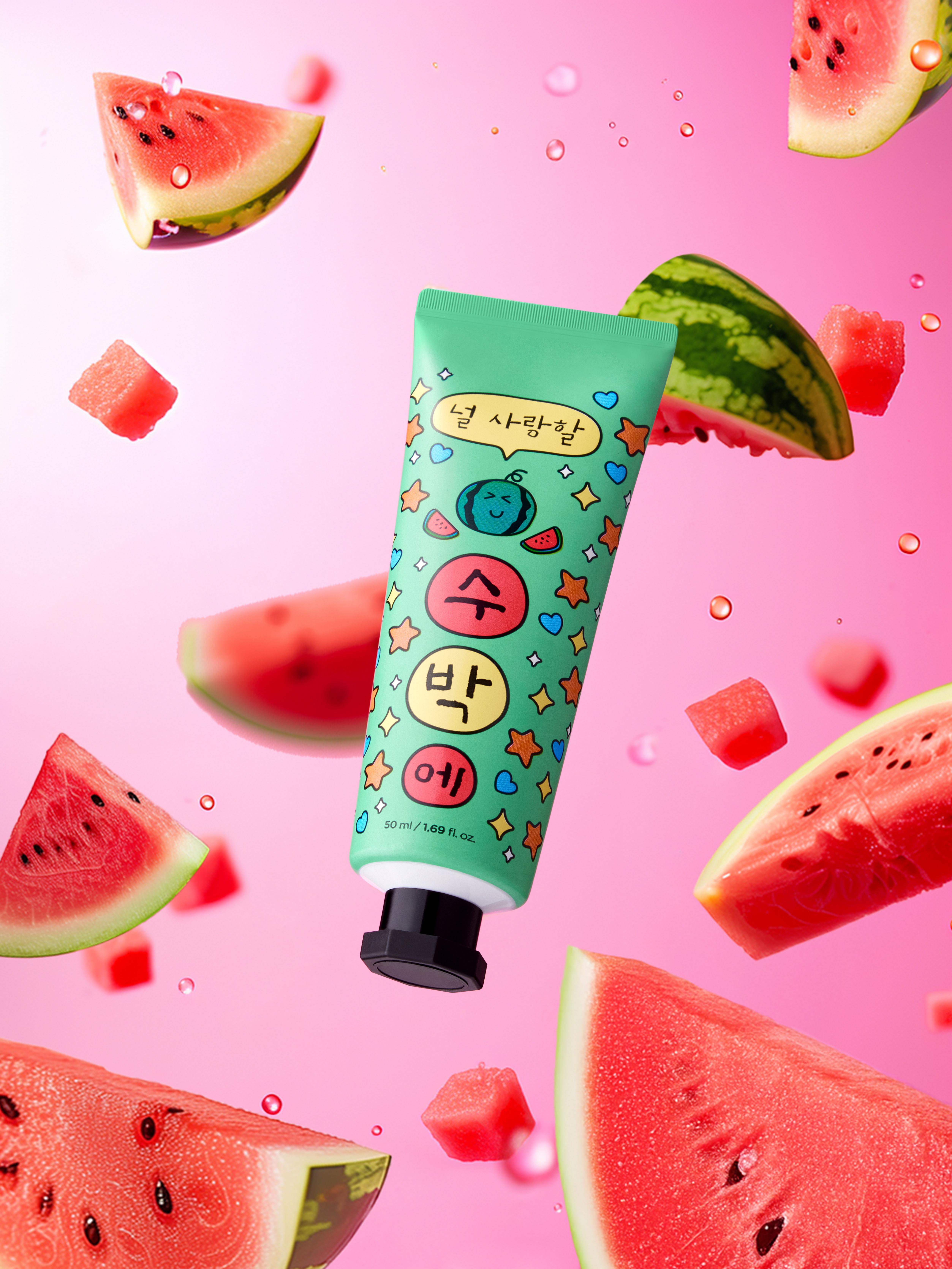 The Face Shop Fruit Talk Watermelon Hand Cream 50ml 1ea